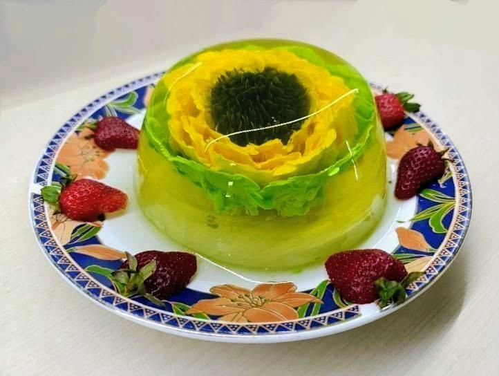 ژله تزریقی مدل گل آفتاب گردان